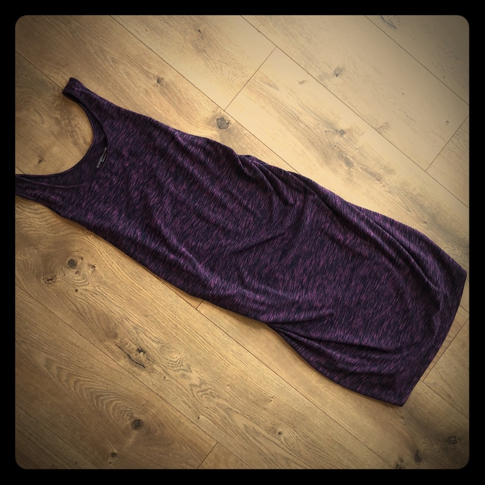Liz Lange purple maternity dress